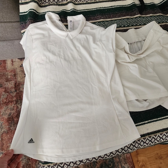adidas Women's White Shorts - Picture 5 of 5